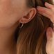 Сережки Кільця з червоного золота довжиною 2,0 см 822754 822754 фото 4
