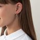 Детские золотые серьги с фианитом из красного золота 825039 825039 фото 2