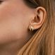 Серьги - пусеты Polly из жёлтого золота 826738 826738 фото 4
