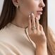 Серьги с фианитами из красного и белого золота 822840 822840 фото 2