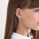 Дитячі золоті сережки з фіанітами с05763 с05763 фото 2