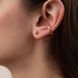 Золоті сережки-пусети Кульки 5 мм з червоного золота 825856 825856 фото 5