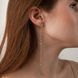 Серьги Шарики на цепочке из красного золота 825726 825726 фото 4