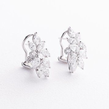 Сережки в білому золоті (діаманти) сб0694cha сб0694cha фото