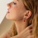 Сережки з білого золота та коралом 828041 828041 фото 4