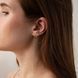 Серьги Шарики на цепочке из жёлтого и белого золота 825730 825730 фото 6