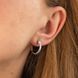 Серьги - пусеты Гремучие змеи из белого золота 826797 826797 фото 4