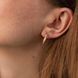 Серьги - пусеты Гремучие змеи из красного золота 826822 826822 фото 4