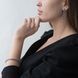 Висячі сережки з білого золота та діамантами і сапфірами 828190 828190 фото 5