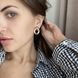 Золотые серьги Кольца из красного и белого золота 826942 826942 фото 12