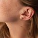 Сережки - пусети "Шарики" у жовтому золоті (6 мм) с06755 с06755 фото 7