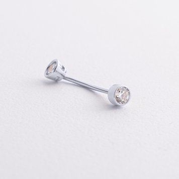 Золотий пірсинг у пупок (фіаніти) пир00280 пир00280 фото