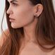 Золотые серьги с желтыми фианитами из красного золота 822806 822806 фото 2