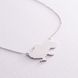 Золоте кольє Україна з блакитними та жовтими діамантами 808731 808731 фото 8
