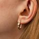 Сережки Сердечки з жовтого золота 826724 826724 фото 6