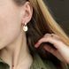 Золоті сережки-кільця Монетки з червоного золота 826003 826003 фото 4