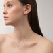 Золотые серьги-пусеты с бриллиантами из белого золота 828532 828532 фото 2