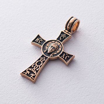 Золотий православний хрестик Спаси і Збережи 823278 823278 фото
