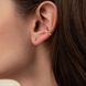 Золоті сережки - пусети "Трикутники" з фіанітами с07700 с07700 фото 2