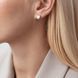 Сережки-пусети Сердечка з жовтого золота та опалом 827973 827973 фото 4
