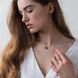 Сережки Конюшина у жовтому золоті з малахітом 828025 828025 фото 5